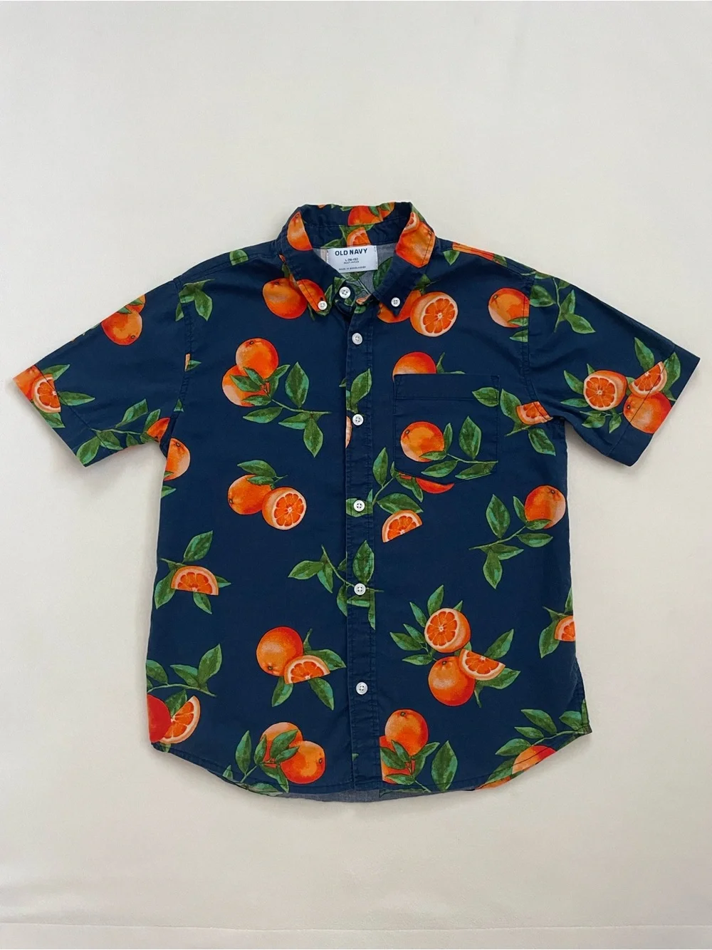 Old Navy Button-Up with Oranges